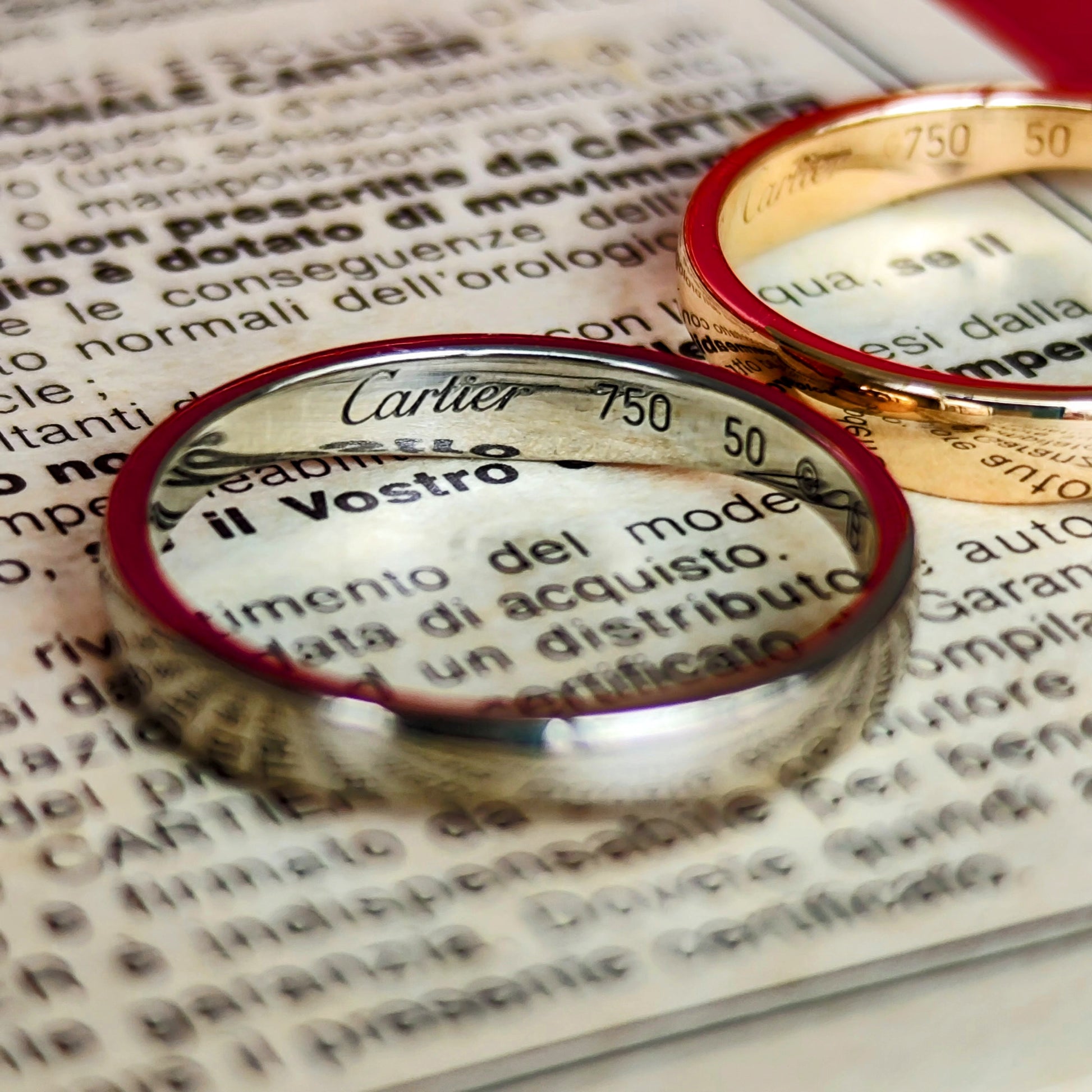 【Cartier 廃盤】カルティエ ラブミーリング 50