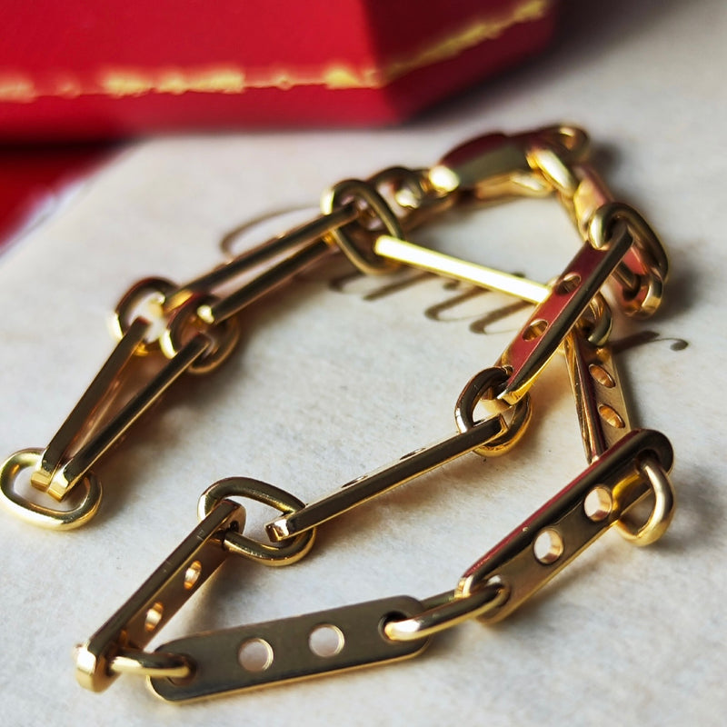 Cartier カルティエ メカノ ブレスレット 18金YG