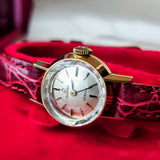 【OH済み】OMEGA オメガ TURLER チューラー ダブルネーム カットガラス 手巻き腕時計