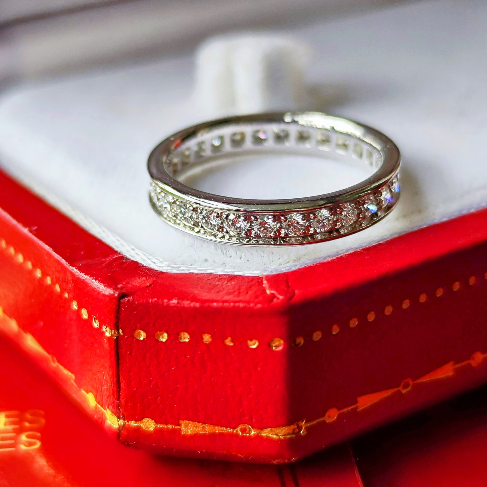 Cartier カルティエ バレリーナ フルエタニティリング 18金WG 48
