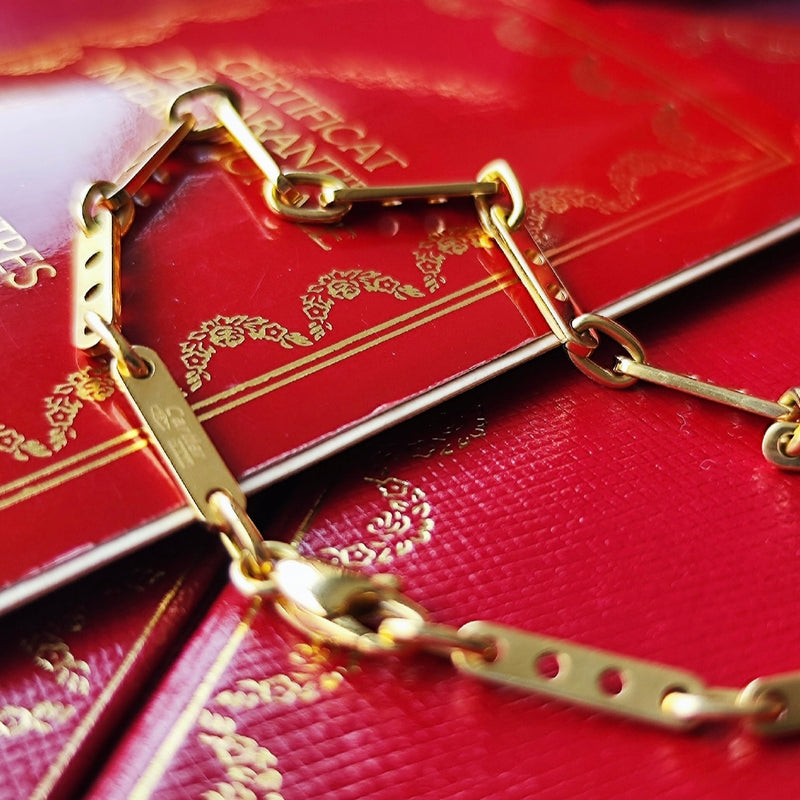 Cartier カルティエ メカノ ブレスレット 18金YG