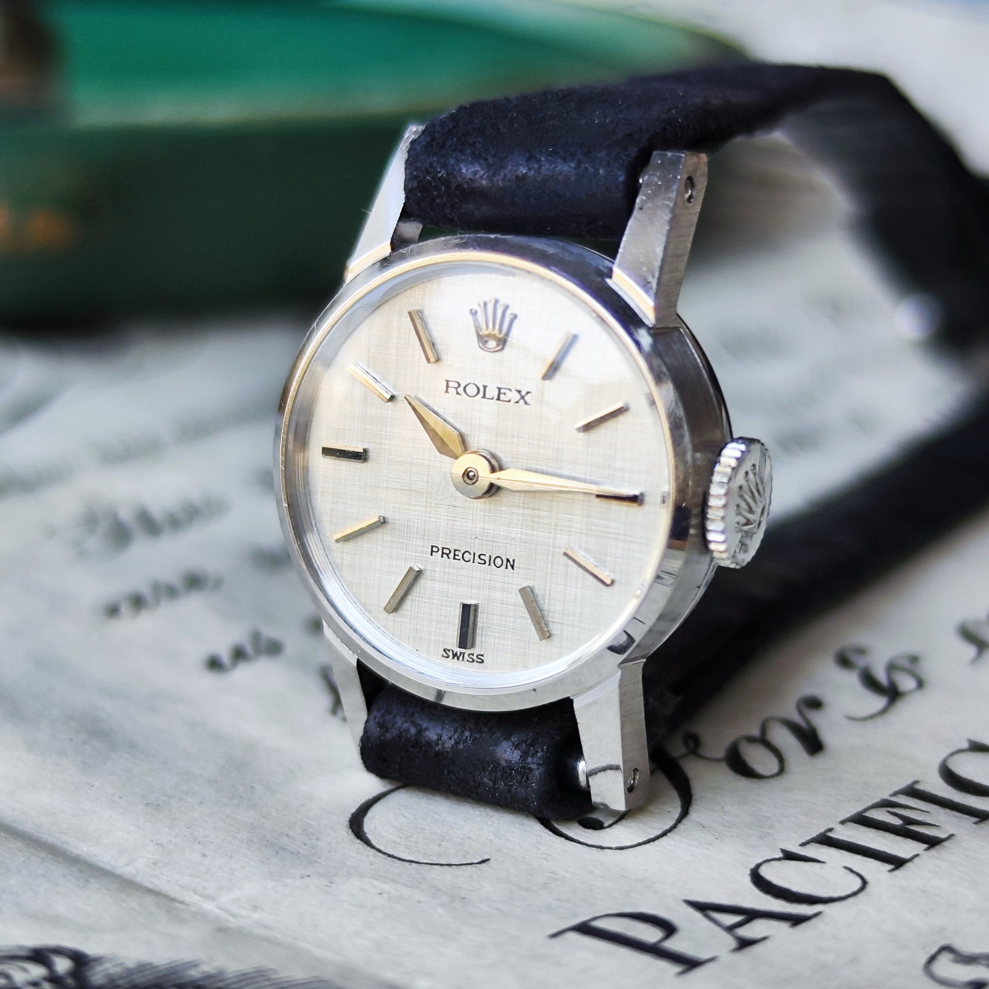 【OH済み】ROLEX ロレックスPRECISION プレシジョン 金無垢 手巻き腕時計