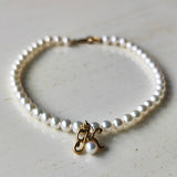 MIKIMOTO ミキモト あこや真珠 ブレスレット チャーム付き