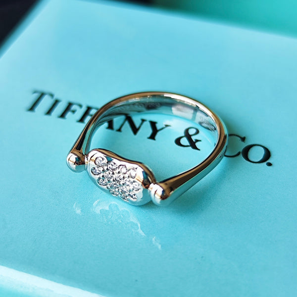 TIFFANY&Co ティファニー ビーン ダイヤモンドリング