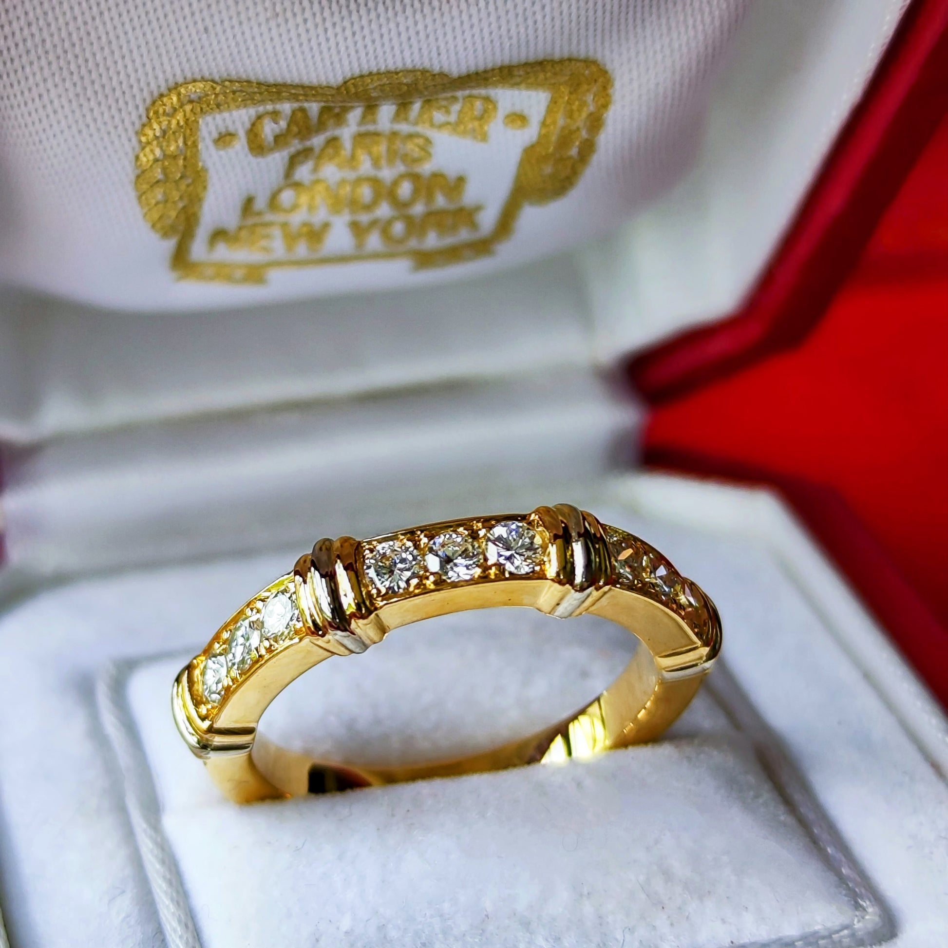 【Cartier 廃盤】カルティエ コンテッサ ダイヤモンド ハーフ 49