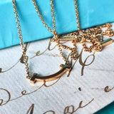 TIFFANY &Co ティファニー Tスマイル ミニ ネックレス 18金PG