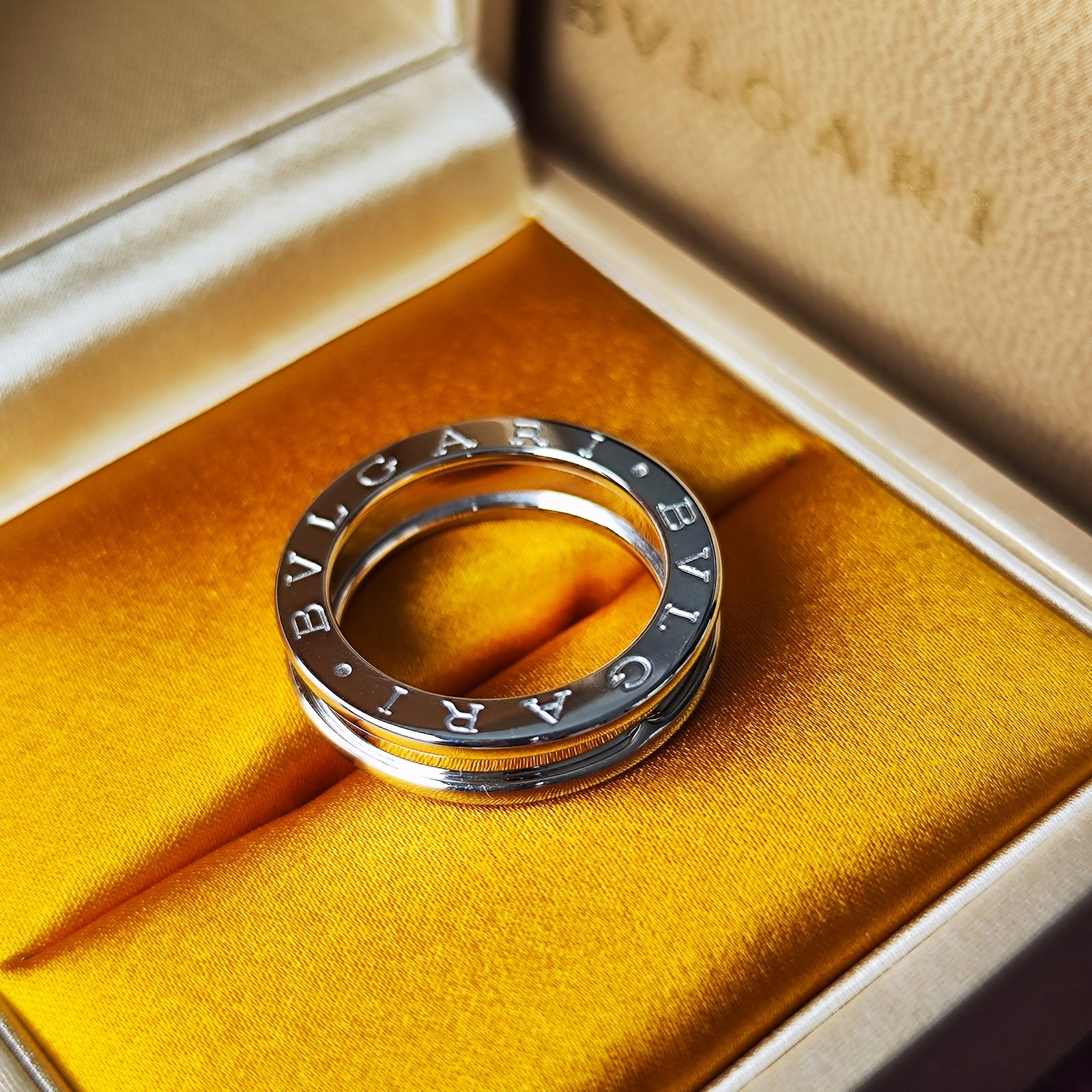 BVLGARI　ブルガリ　B.zero1 ビーゼロワン BVLGARI ブルガリ B-ZERO1 ビーゼロワン リング 18金WG 9号