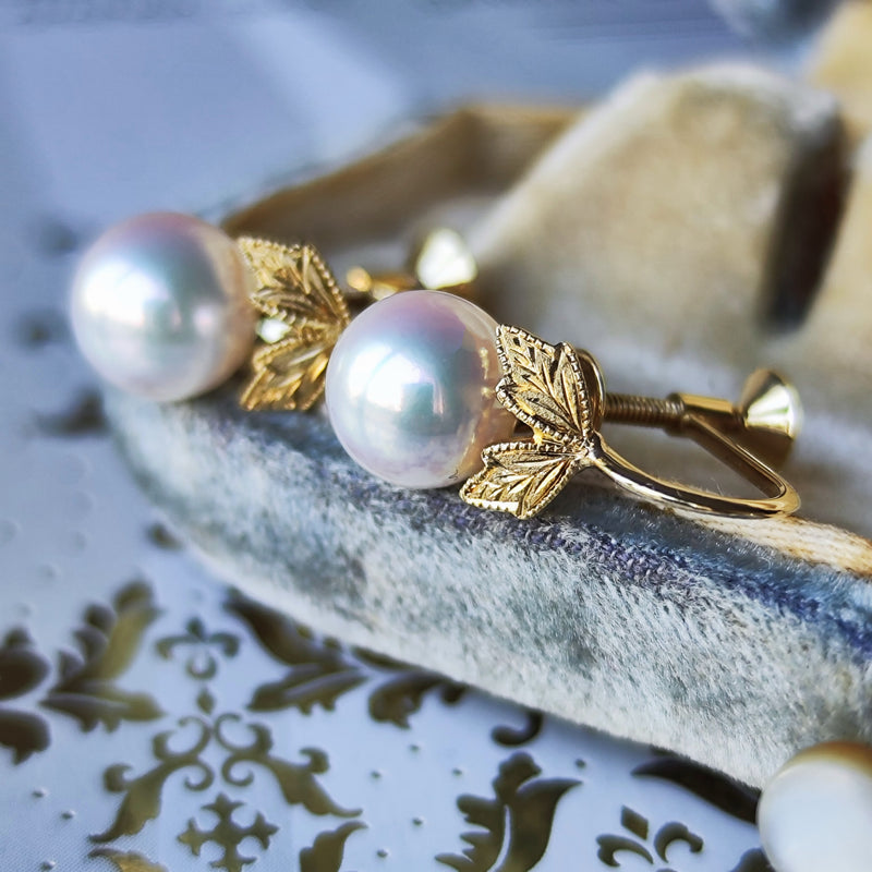 MIKIMOTO ミキモト あこや真珠 ヴィンテージイヤリング