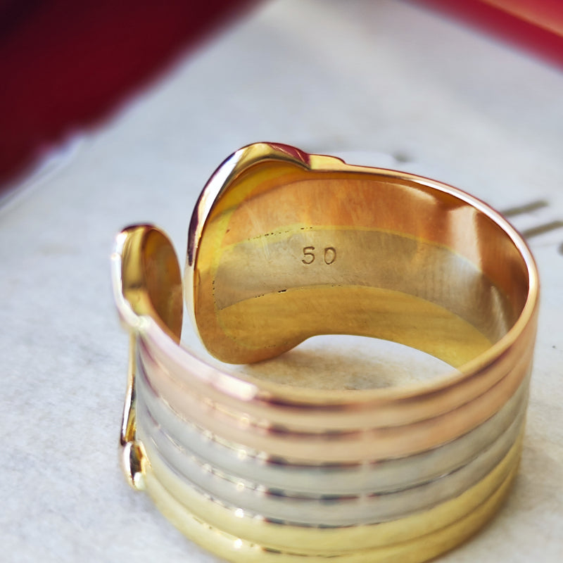 Cartier カルティエ 2C（デューブル・シー）18金 10号