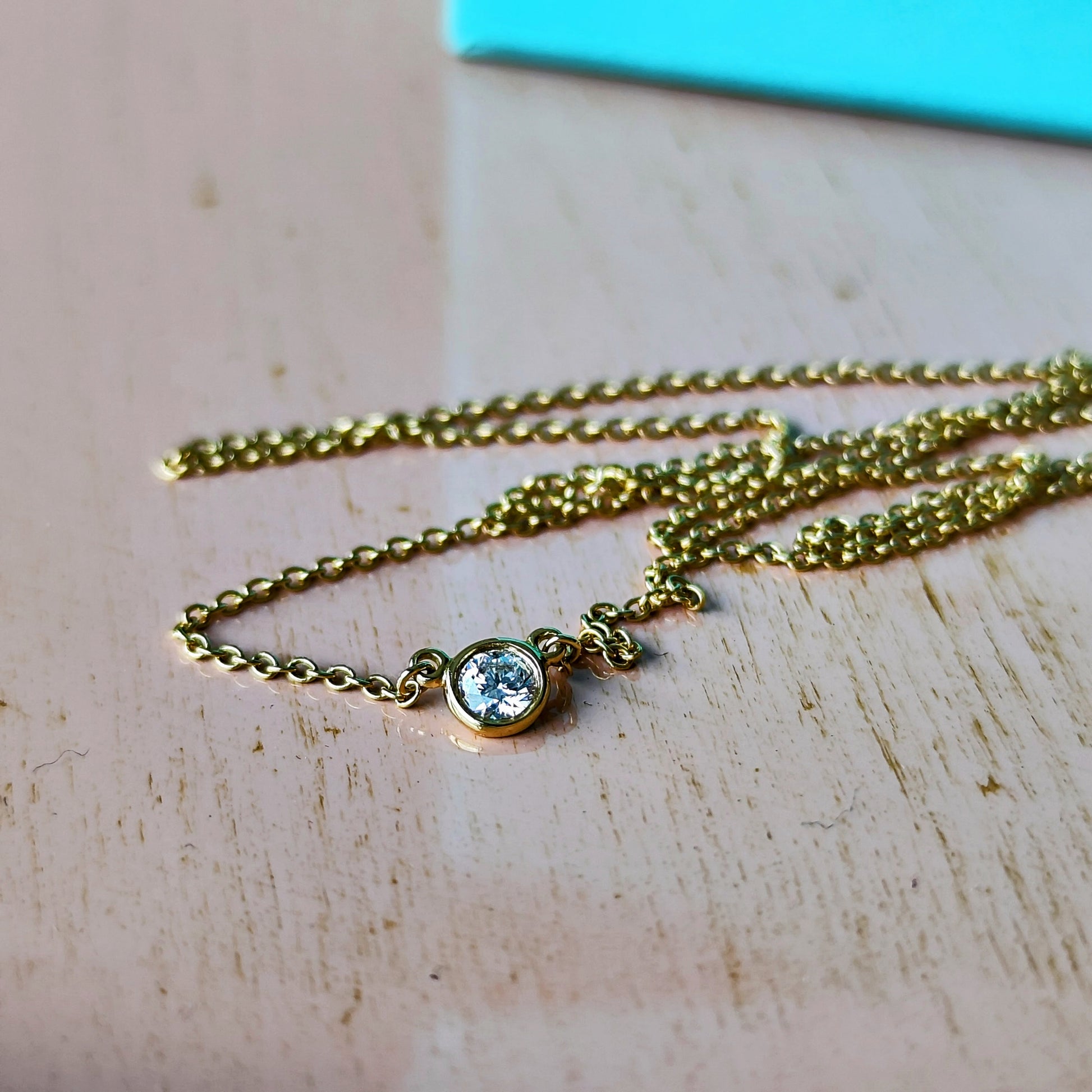 TIFFANY &Co ティファニー バイザヤード ダイヤモンド ネックレス