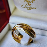 Cartier カルティエ トリニティ 18金 12号