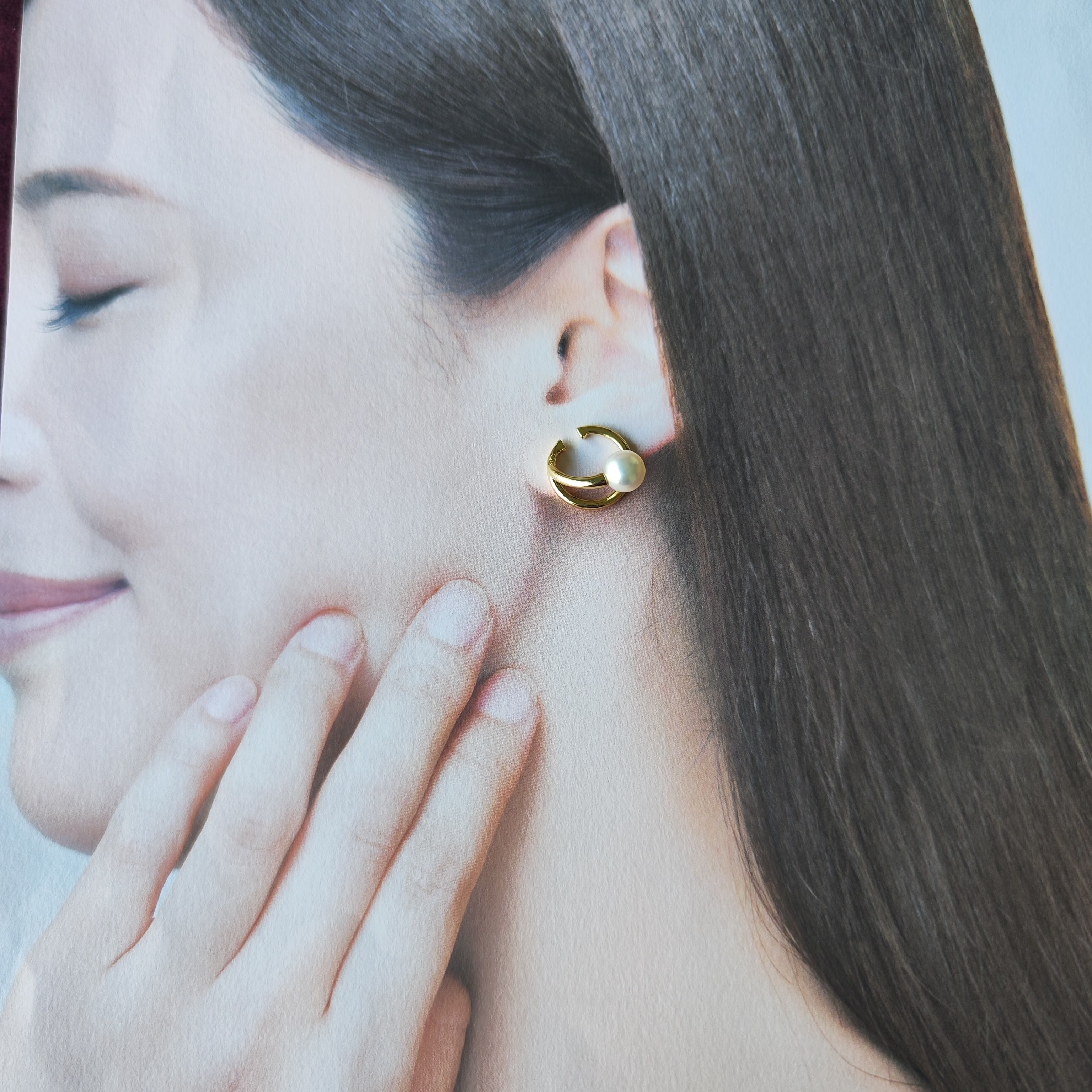MIKIMOTO ミキモト あこや真珠 18金イヤーカフ – Mico宝飾店 MIKIMOTO ミキモト あこや真珠 18金イヤーカフ – Mico宝飾店