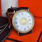 【OH済み ボーイズ】HERMES エルメス セリエ クォーツ 腕時計