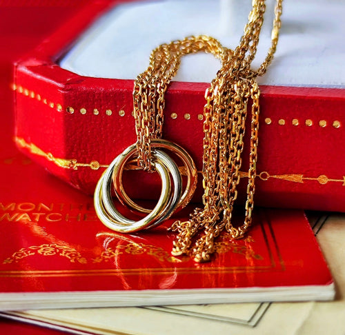 Cartier カルティエ スィートトリニティ ネックレス