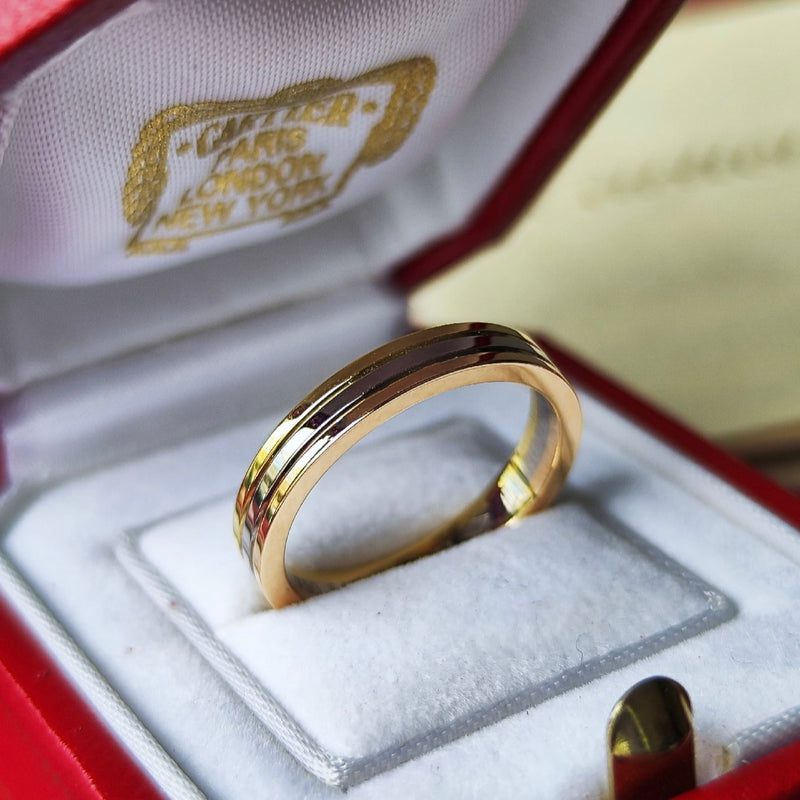Cartier カルティエ ヴァンドーム 18金 14号 スリーカラーリング