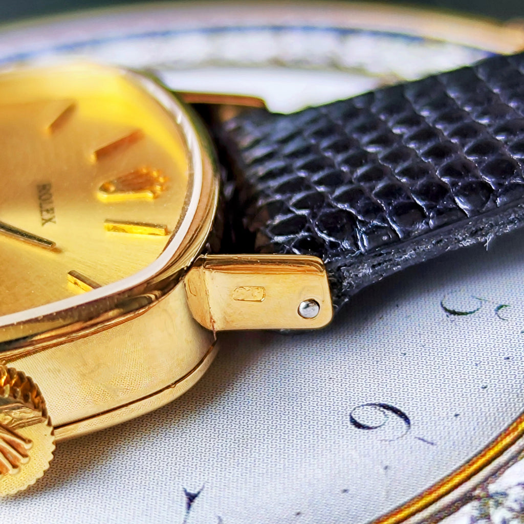 【OH済み】ROLEX ロレックス Orchid オーキッド 金無垢 σシグマ文字盤 手巻き腕時計
