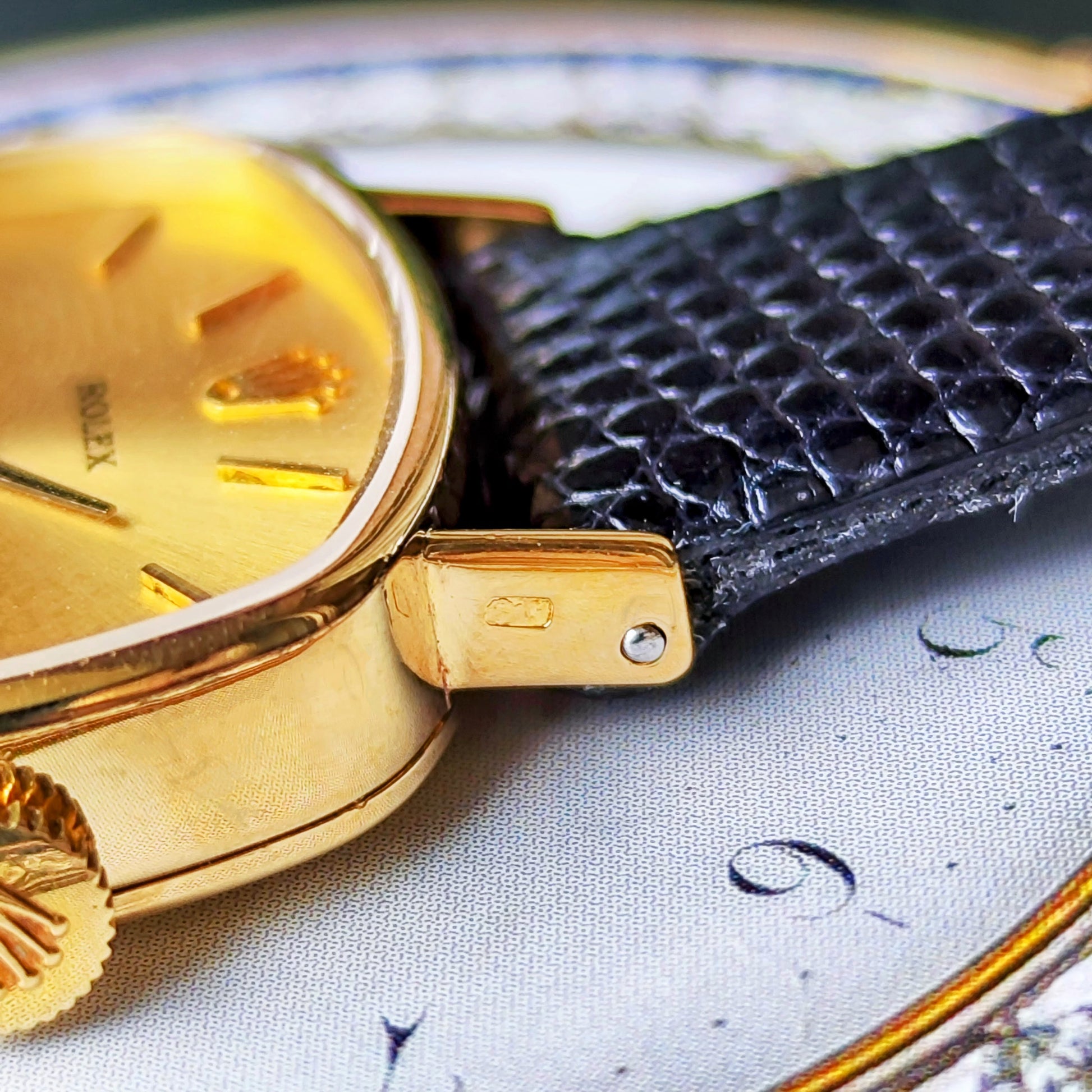 【OH済み】ROLEX ロレックス Orchid オーキッド 金無垢 σシグマ文字盤 手巻き腕時計