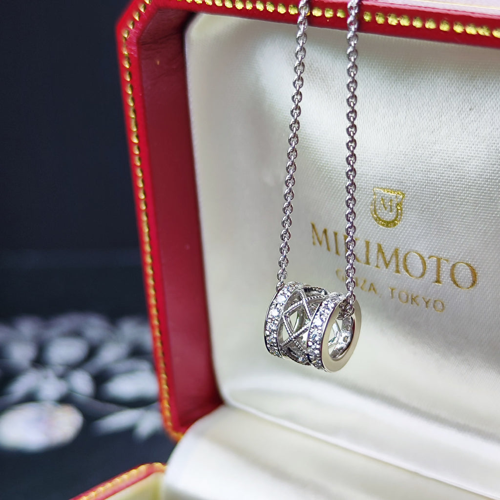 MIKIMOTO ミキモト ダイヤモンド ネックレス