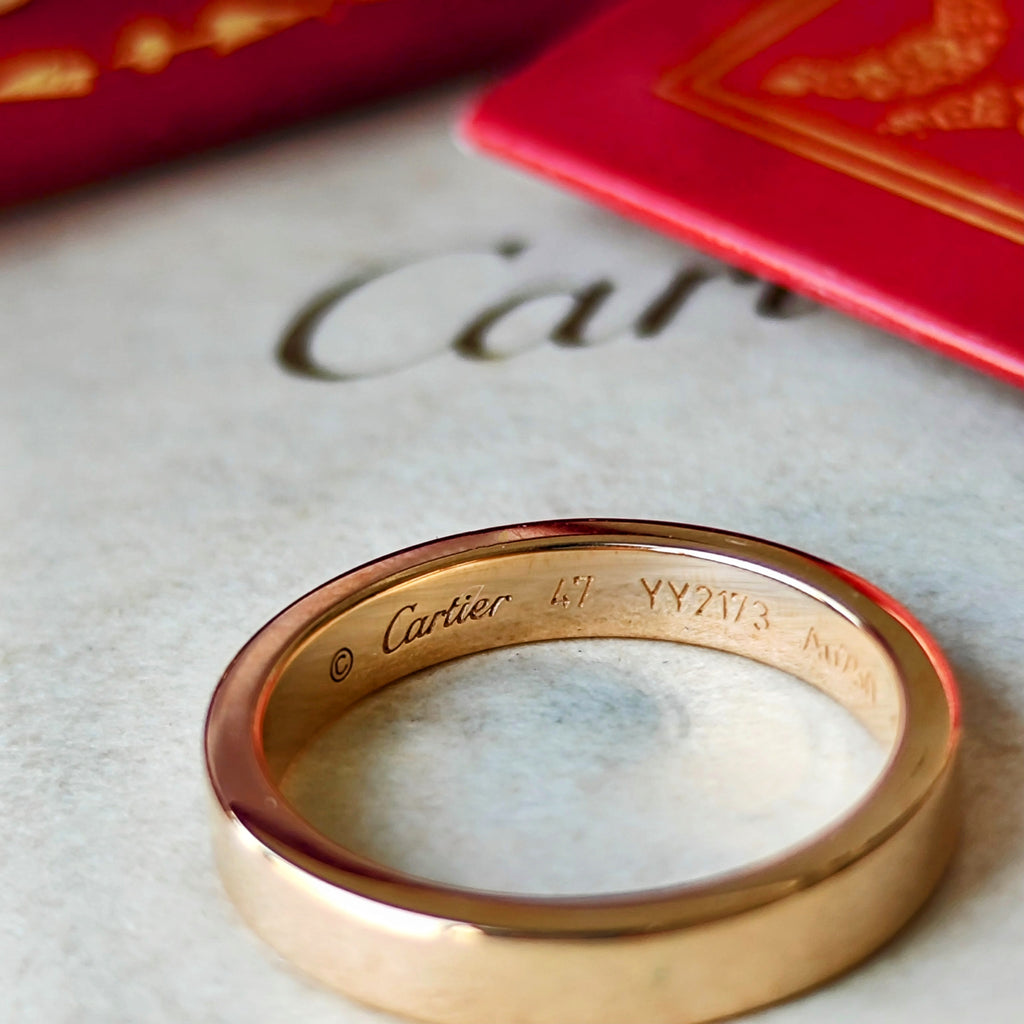 Cartier カルティエ Cドゥ エングレーブド 18金PG 47 – Mico宝飾店