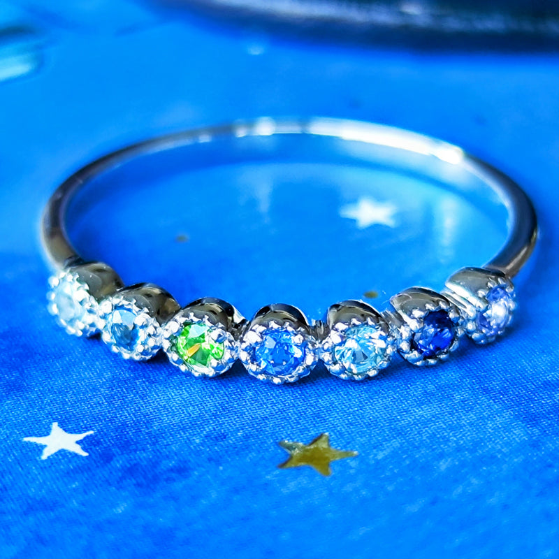 【ブルー系】マルチカラーリング