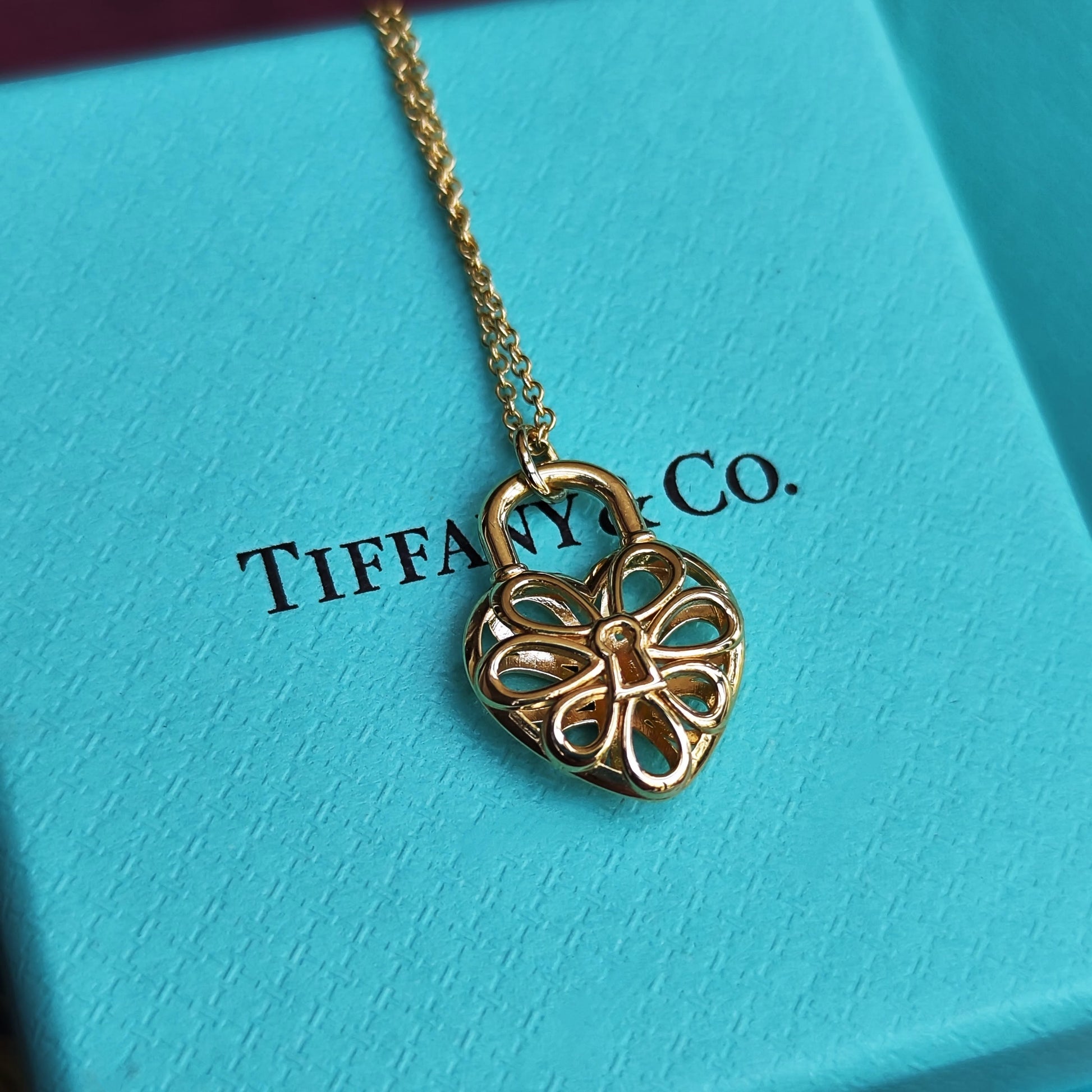 TIFFANY &Co ティファニー フリグリーハート ネックレス