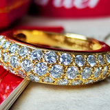 Cartier カルティエ ミミリング ダイヤモンド 18金 9号