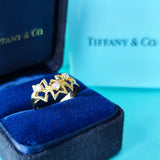 TIFFANY&Co ティファニー トリプルスター ダイヤモンドリング 18金YG 11号