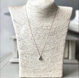 【シュガーローフ】天然エメラルド 天然ダイヤモンド ネックレス