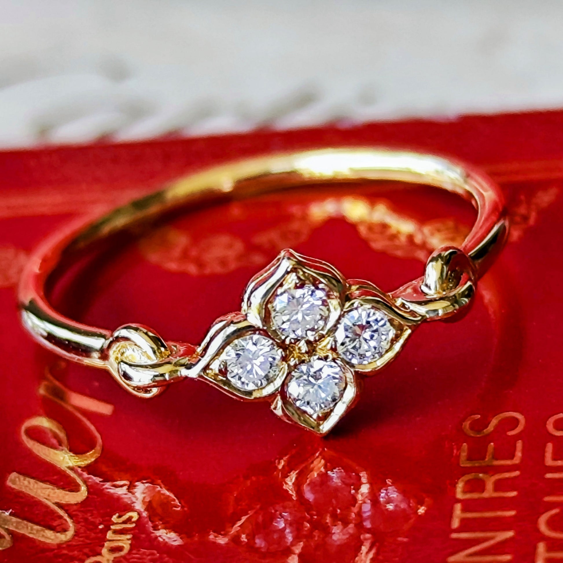 【廃盤Cartier】カルティエ ヒンドゥ ダイヤモンド 18金リング 11号