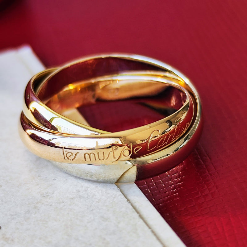 Cartier カルティエ トリニティ 18金 12号