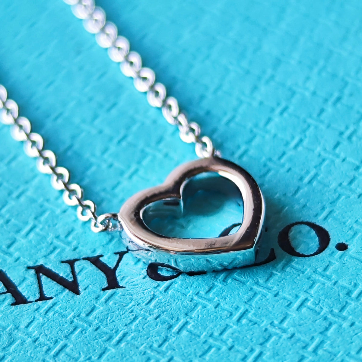 TIFFANY &Co ティファニー メトロハート ダイヤモンド ネックレス 18金WG