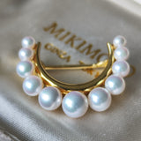 MIKIMOTO ミキモト あこや真珠 ブローチ