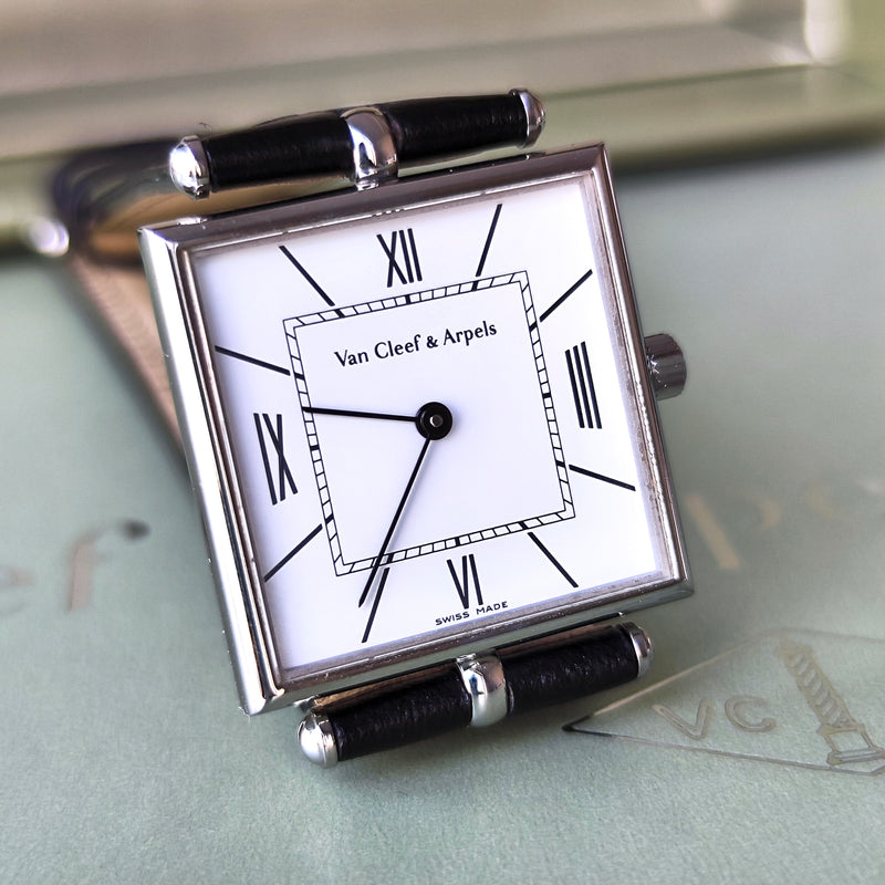 【ボーイズ OH済み】Van Cleef & Arpels ヴァンクリーフ&アーペル クラシックカレ クォーツ