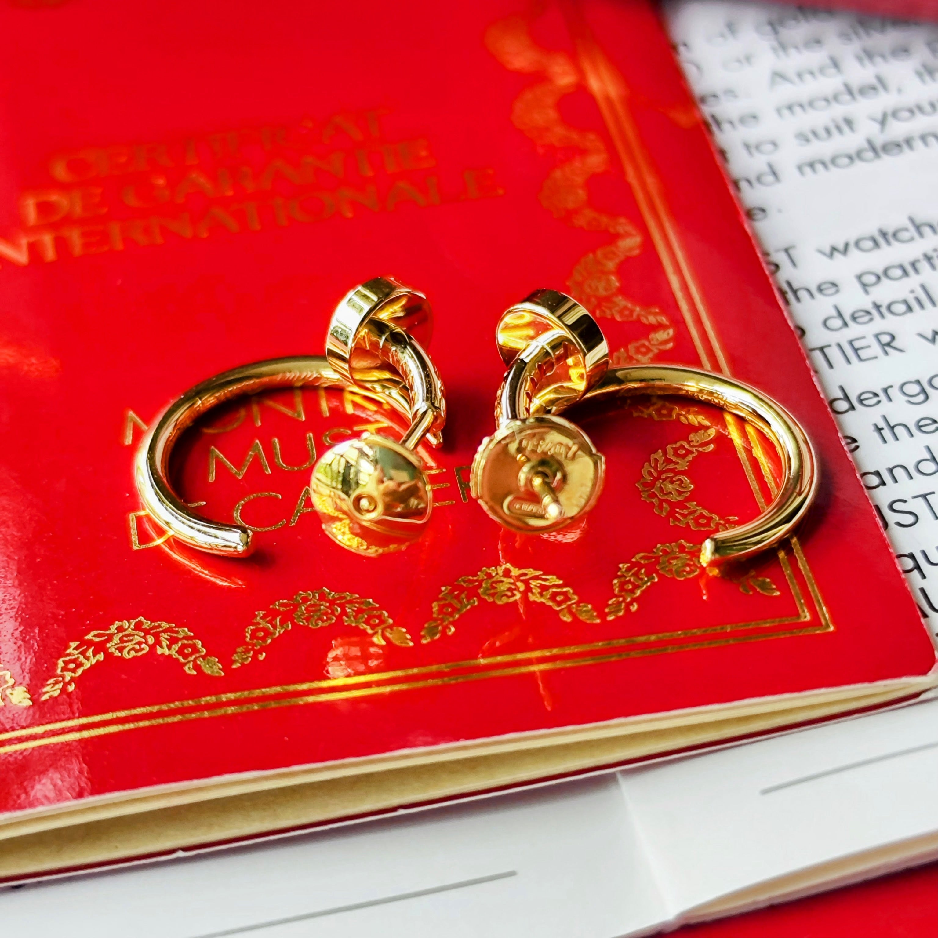 Cartier カルティエ ジュストアンクル ピアス 18金YG – Mico宝飾店