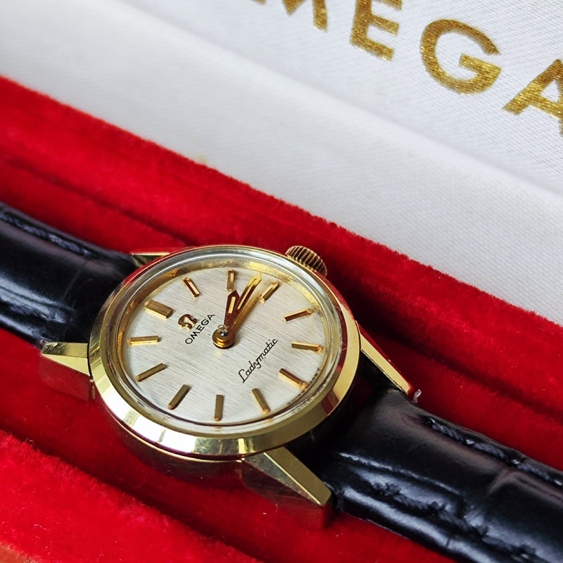 【OH済み】OMEGA オメガLADYMATIC/レディマティック 自動巻き 腕時計