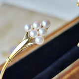 MIKIMOTO ミキモト ベビーパール 18金バングル