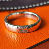 HERMES エルメス ヘラクレス ダイヤモンド 18金WG 6号