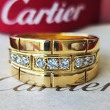 【Vintage Cartier】カルティエ パンテール オリアンヌ ダイヤモンドリング 18金YG リング