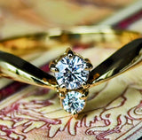 MIKIMOTO ミキモト 天然ダイヤモンド リング