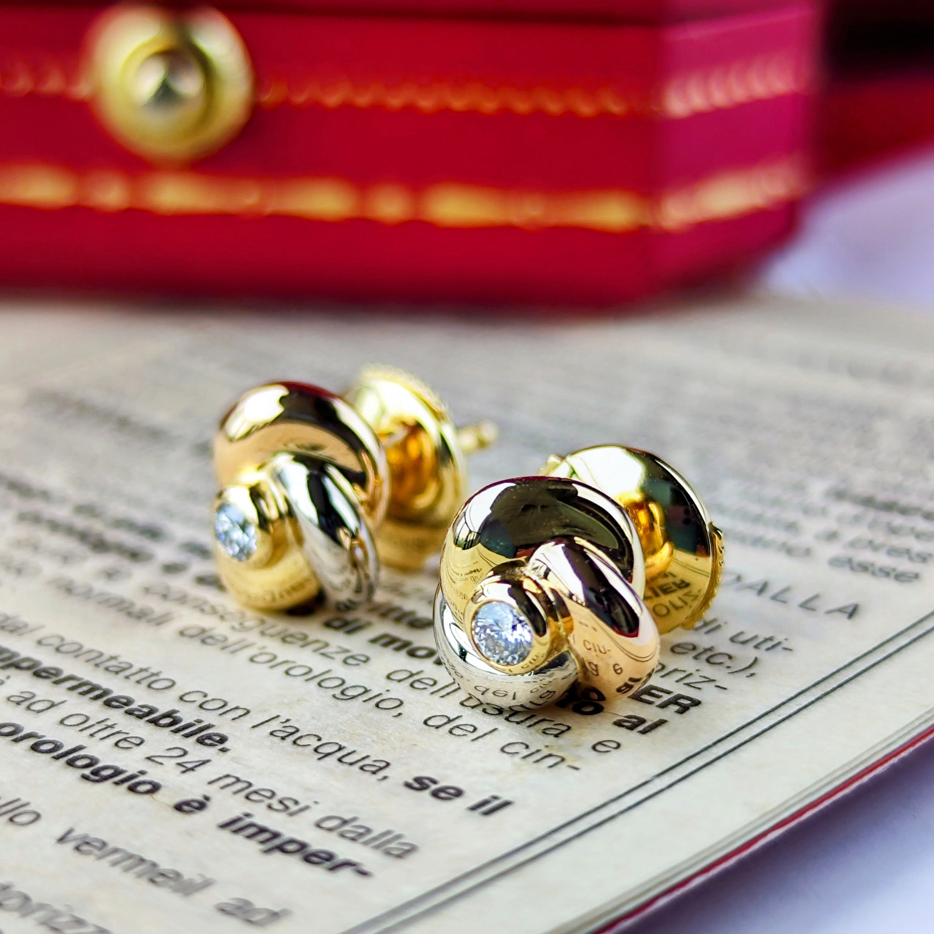 Cartier カルティエ トリニティピアス ダイヤモンド – Mico宝飾店
