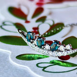 【初期の頃のルース】天然グランディディエライト 天然ダイヤモンド ネックレス