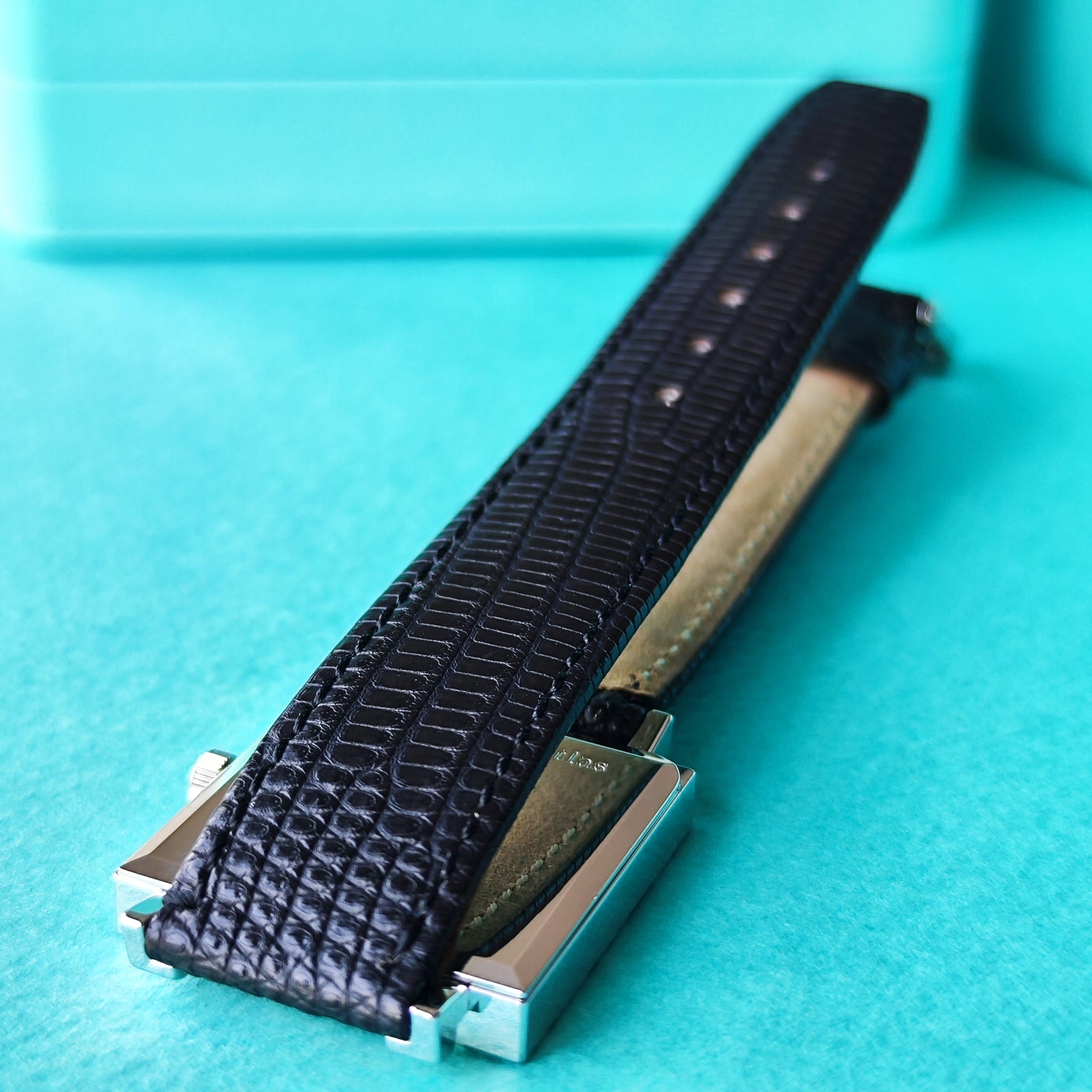 美品✨　TIFFANY&Co. 時計　アトラス　スクエア　ボーイズ　デイト 47AA467C-4D3B-4580-8ABB-