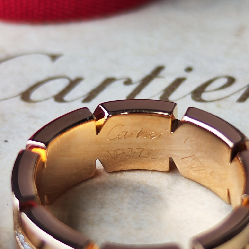 Cartier カルティエ タンクフランセーズ ダイヤモンド K18PG 47