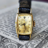 【OH済み】ROLEX ロレックス トノー型 金無垢 手巻き腕時計