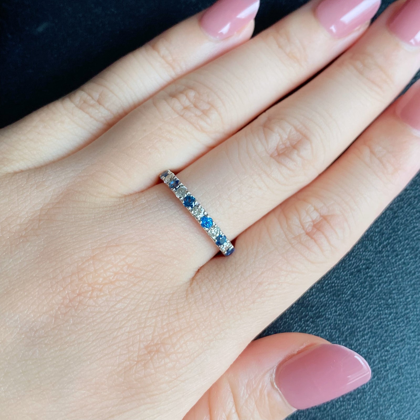 天然コバルトブルースピネル 天然ダイヤモンド リング – Mico宝飾店