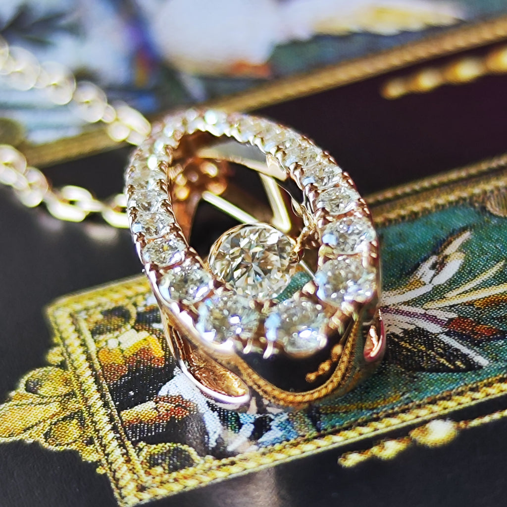 MIKIMOTO ミキモト トレモロ ダイヤモンド ネックレス