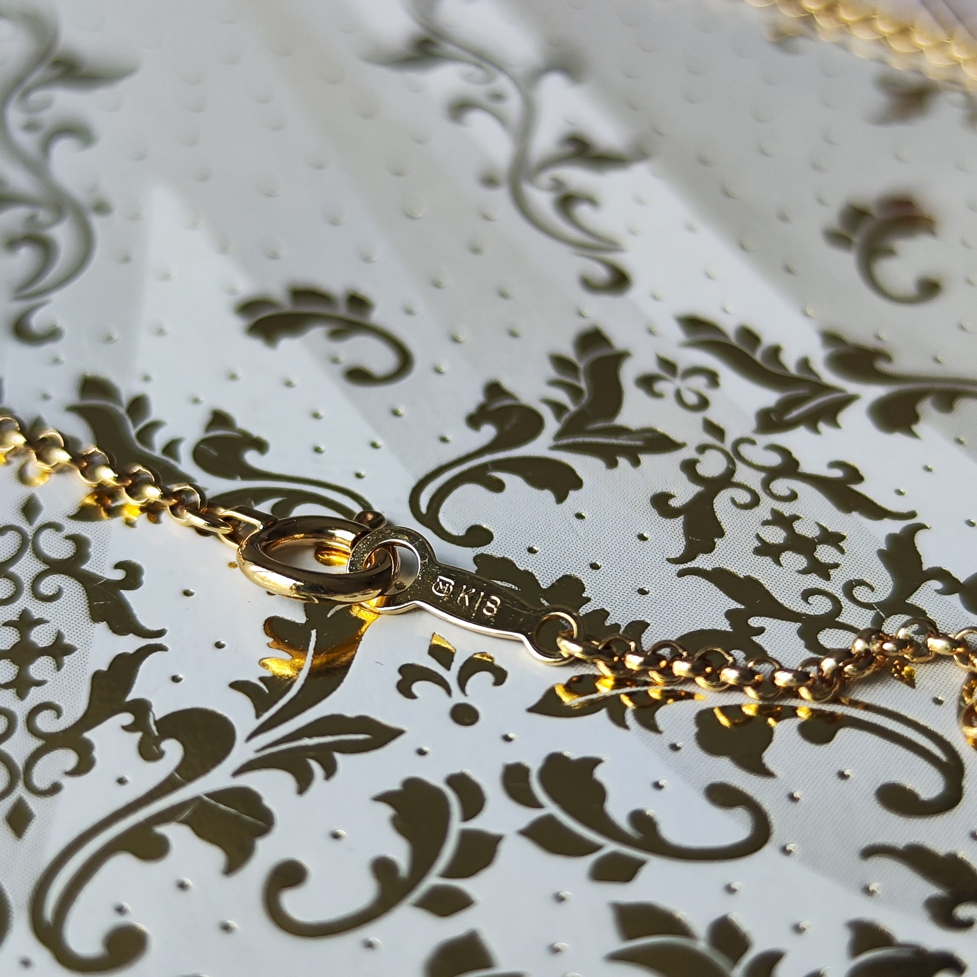 MIKIMOTO ミキモト 天然グロッシュラライトガーネット アメジスト トルマリン ダイヤモンド ネックレス