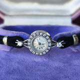 【OH済み】OMEGA オメガ ダイヤモンド 18金無垢時計 バックワインド