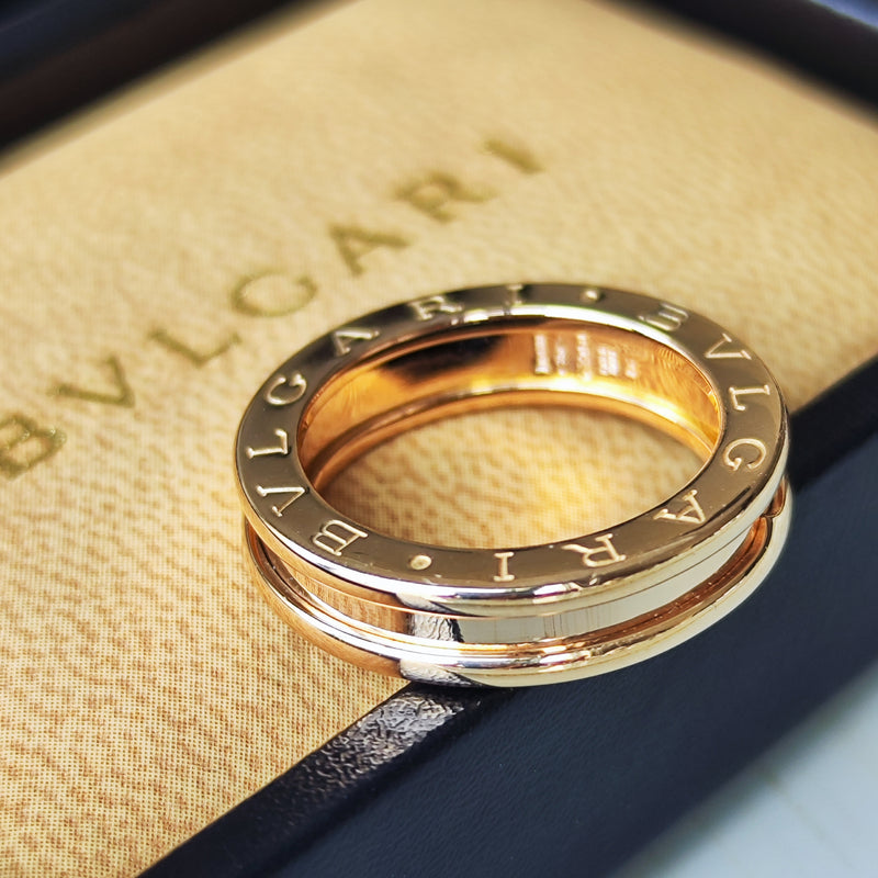 BVLGARI ブルガリ B-ZERO1 ビーゼロワン 18金PG 10号