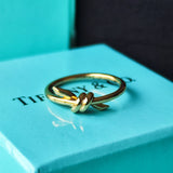 TIFFANY&Co ティファニー ノットリング 18金PG 12号